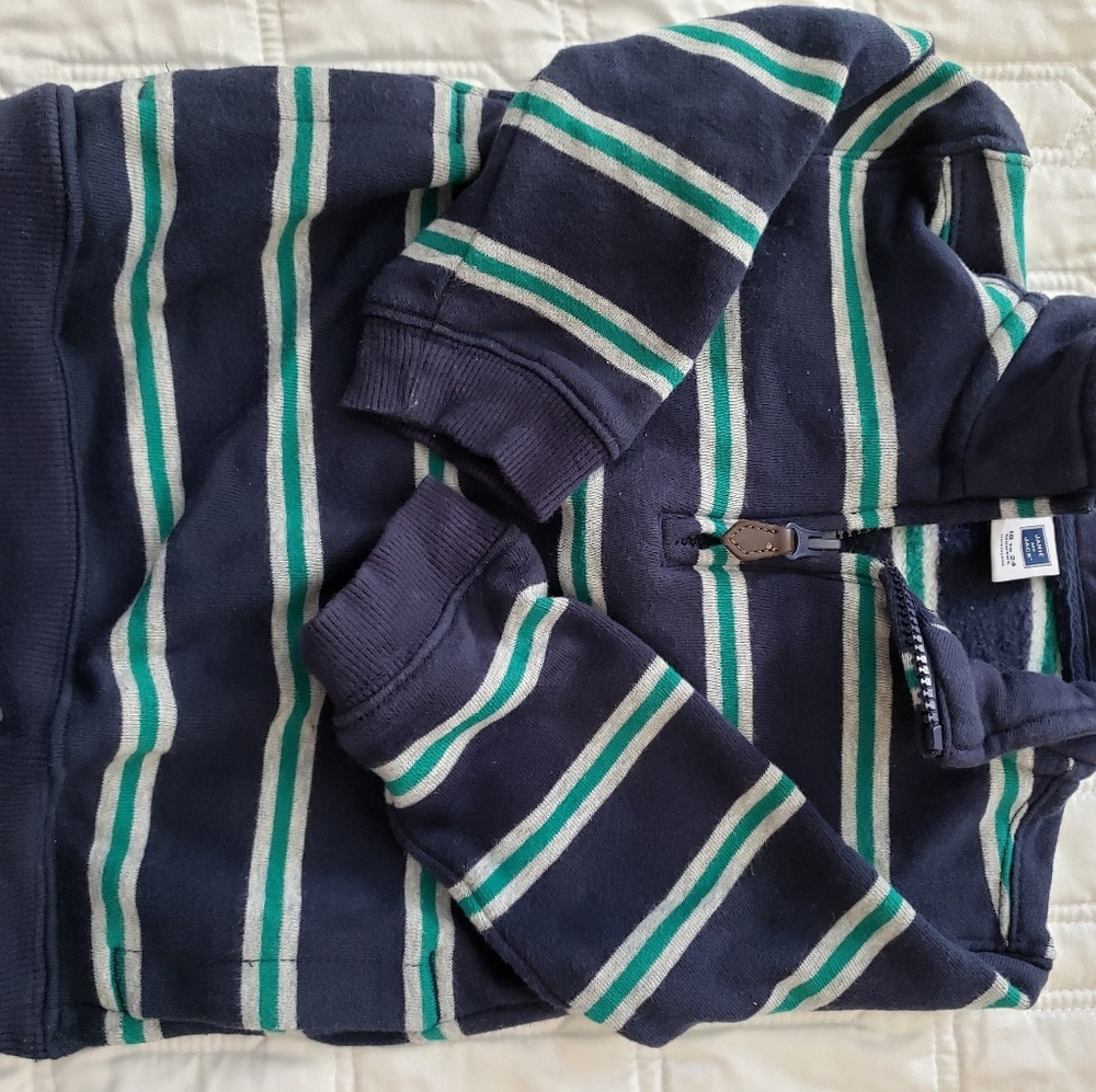 Janie and Jack half zip